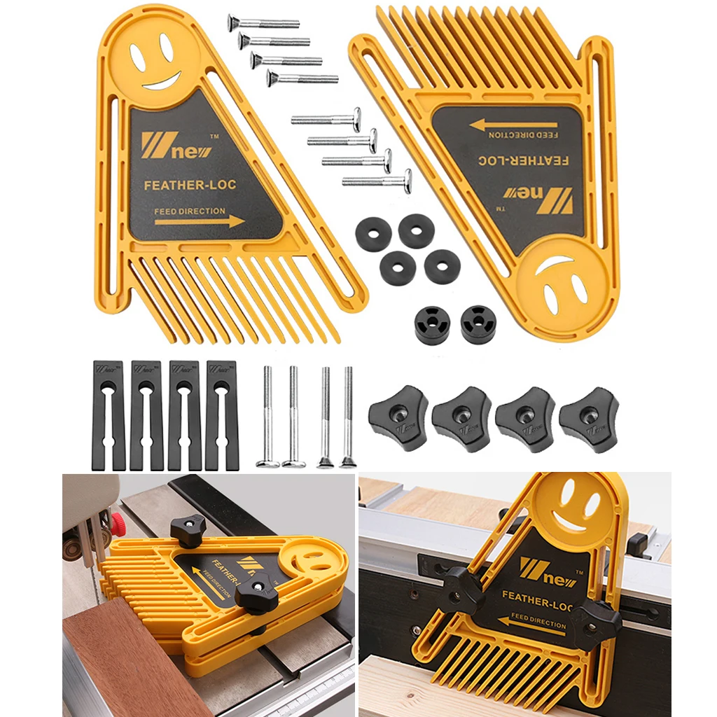 

Mithbros Multi-purpose Feather Loc Board Woodworking Engraving Machine Double Feather Boards Miter Gauge Slot Woodwork DIY Tools