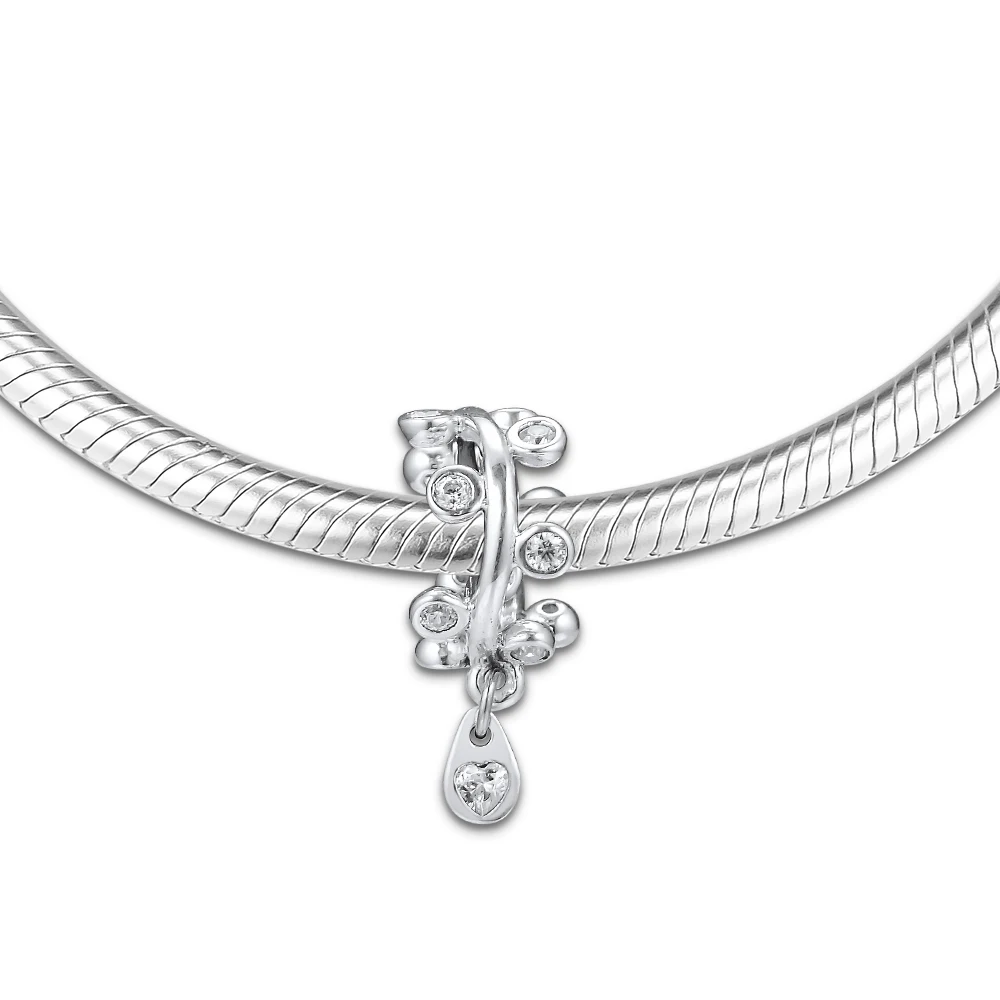DIY Подходит для Pandora Браслеты в виде капелек люстры Висячие бусины 100%