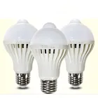 Лампа светодиодная, 3 Вт, 5 Вт, 7 Вт, 9 Вт, E27, с инфракрасным датчиком