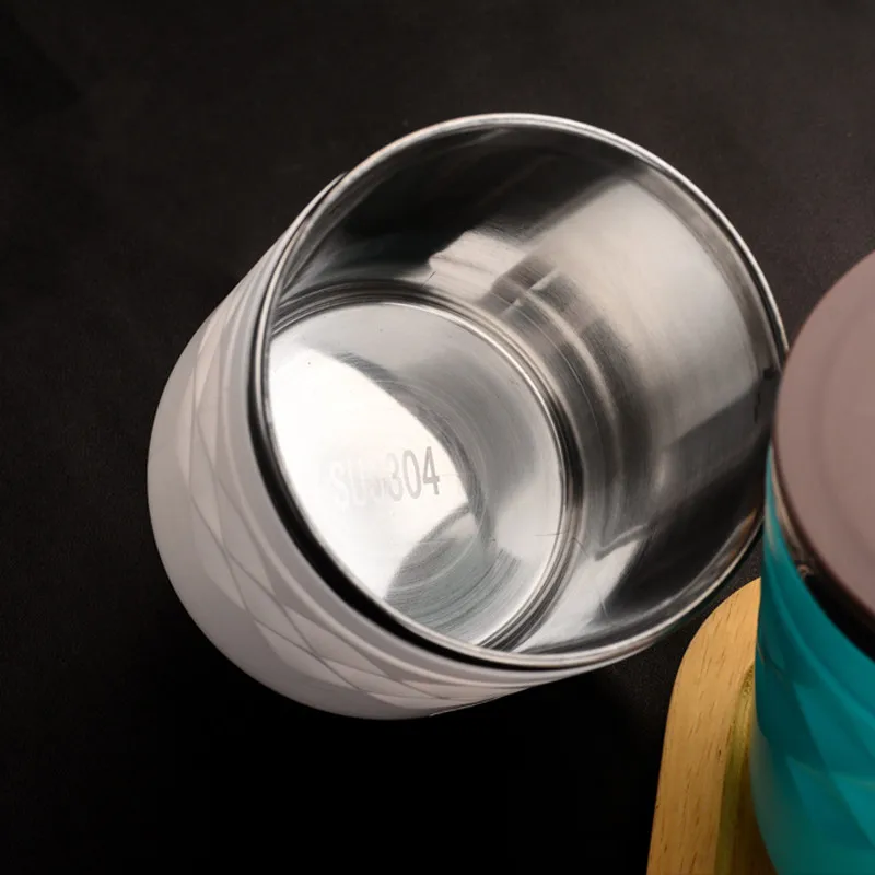 Креативная кружка из нержавеющей стали 400 мл, анти-горячий кофе, чай, молоко, чашки, кружка для пива с ручкой, хорошие подарки