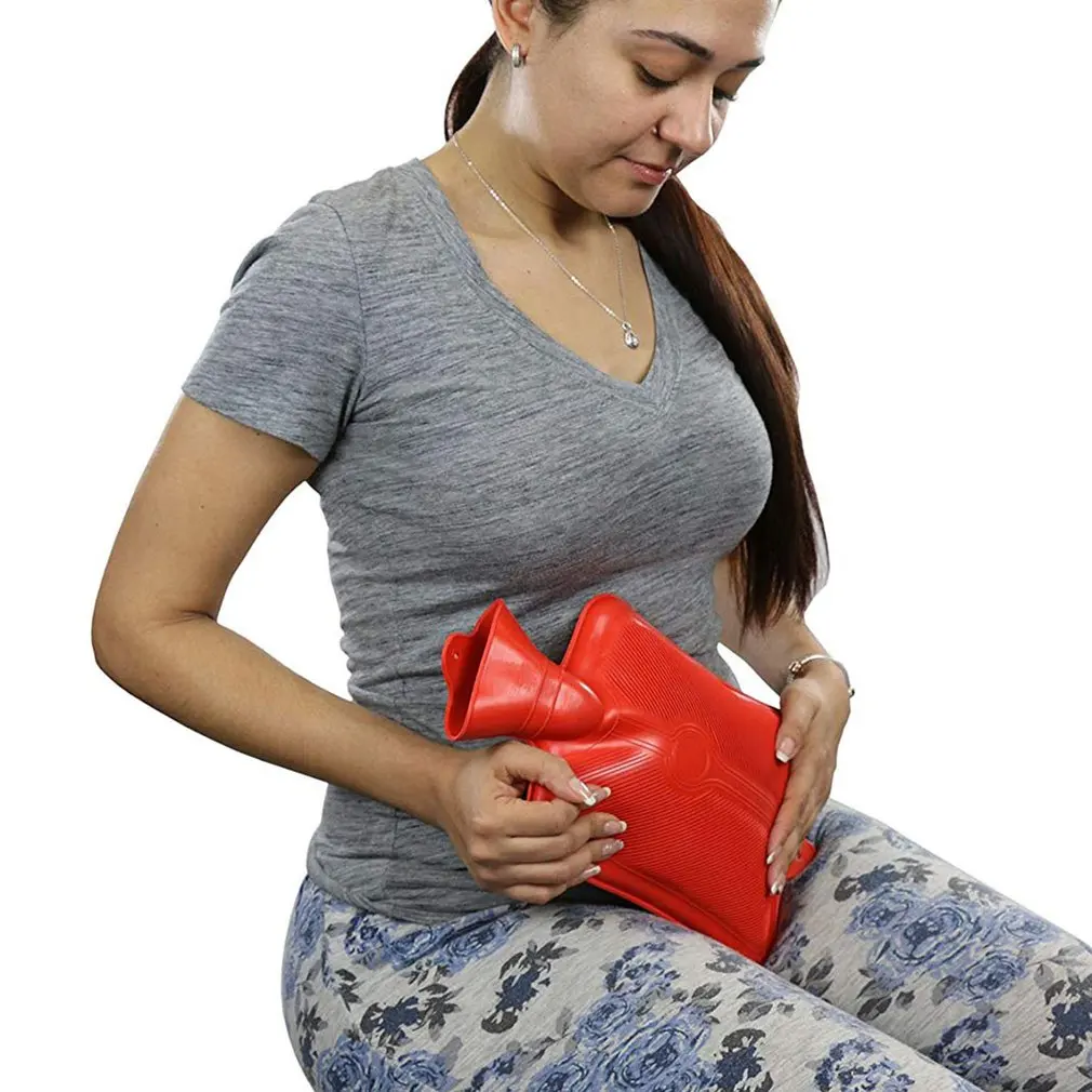 Резиновая бутылка для горячей воды утолщенная портативная резиновая Зимняя