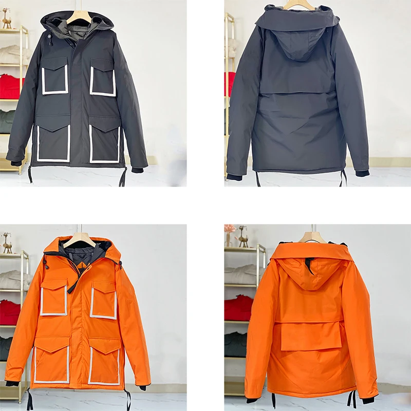

Canada Style Men And Women Winter 90% White Duck Parka 4 Pockets Design Down Jackets