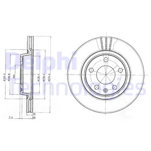 

DELPHI BG3198 DISK ON 97-01 PASSAT-A4 1,6-1,8-1,9