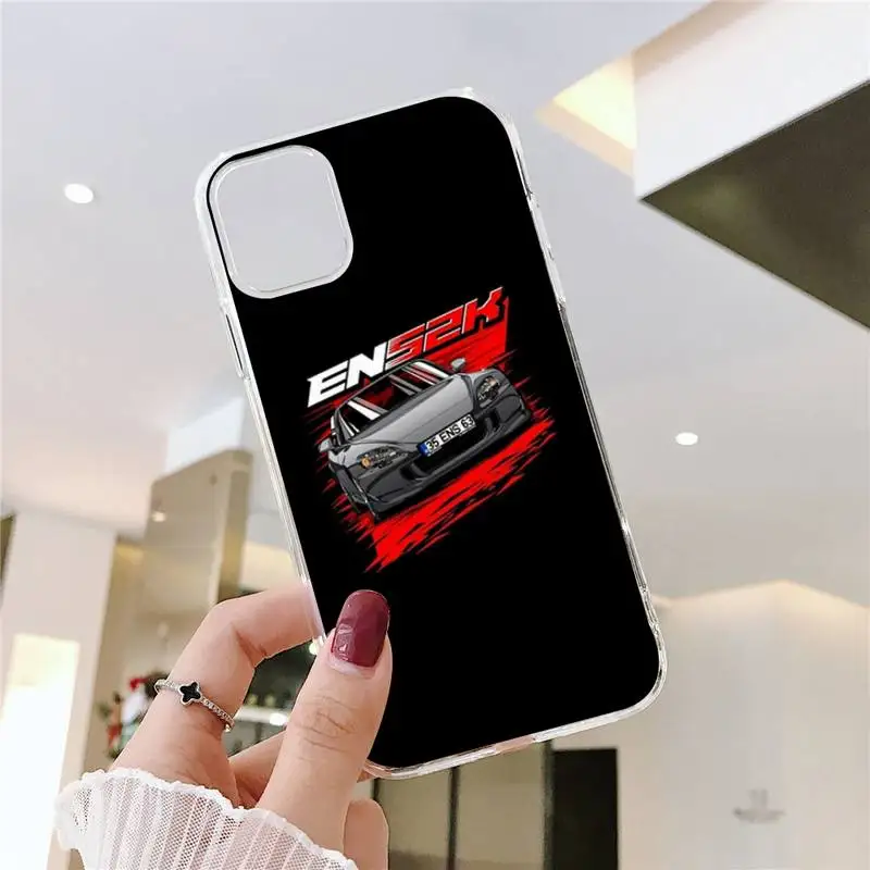 

Sports car jdm drift Phone Cases Transparent soft For iphone 5 5s 5c se 6 6s 7 8 11 12 plus mini x xs xr pro max