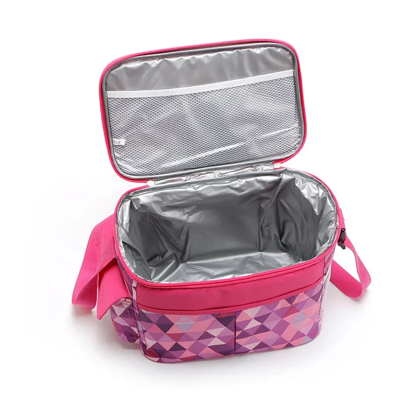 21L Oxford Thermal PEVA Pearl Cotton Lunch Bags for Kids Food Picnic Cooler Insulated Storage Fresh keeping | Багаж и сумки