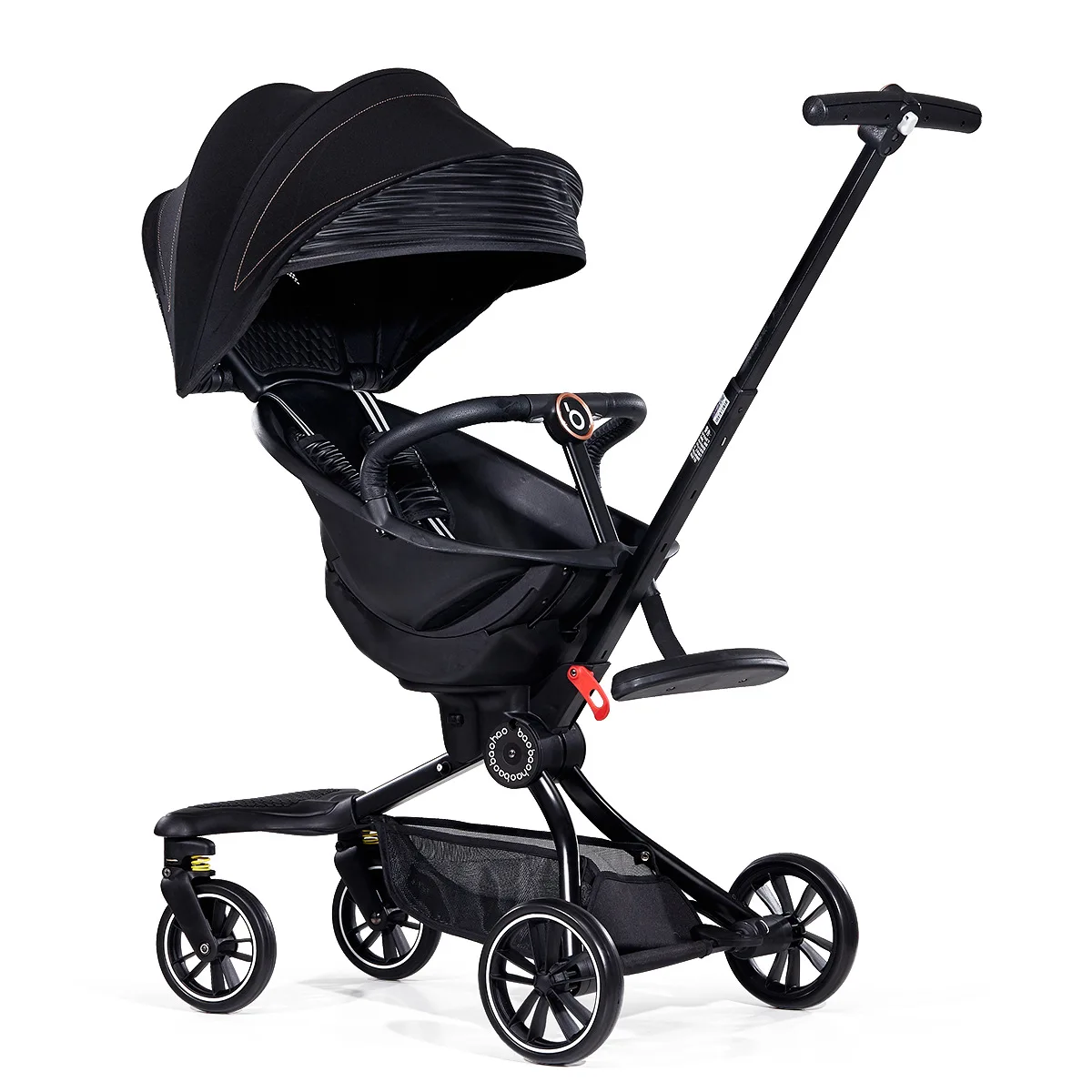 2021 Luxury Baby Stroller Four Wheels Reversible Portable Folding High Landscape Baby Stroller Newborn Baby Wheelchair Pram 0-3Y