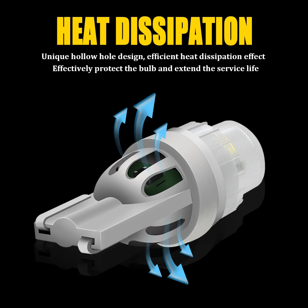 

2x White Canbus W5W T10 LED Parking Light For BMW VW Benz Audi Toyota Skoda Ford Lada Honda Nissan Mazda Kia Hyundai Mitsubishi