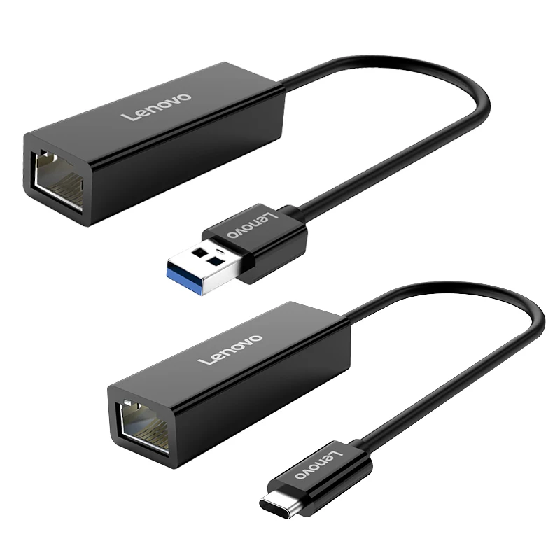 Lenovo USB 3.0 Type-C к RJ45 проводной 3 0 м гигабитный Ethernet-порт адаптер для настольного