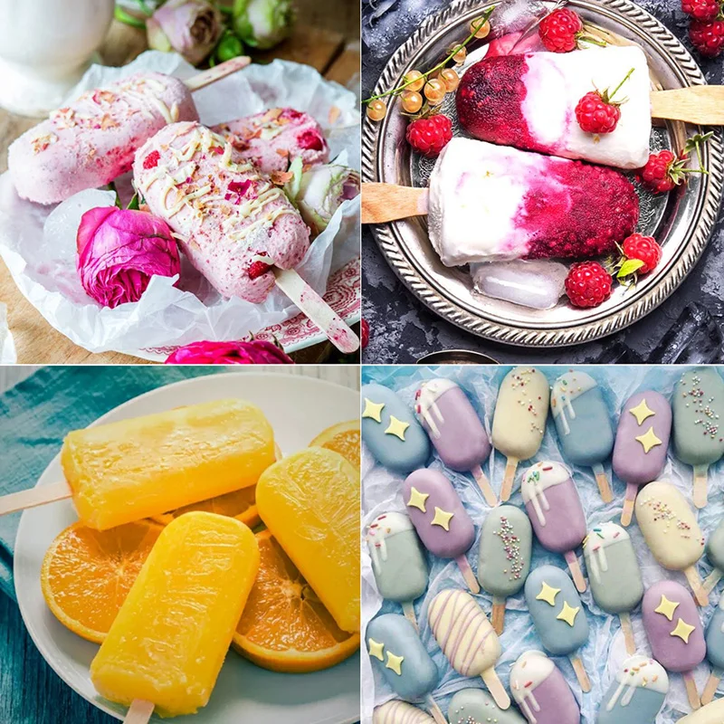 Силиконовая форма для Фруктового мороженого DIY Magnum палитра Шоколадный торт лоток