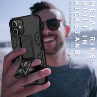 funda coque for iphone 11 12 pro max mini case cover on iphone xr xs max x 7 8 6 6s plus se 2020 shockproof armor stand cases