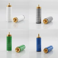 audiocrast cr101 high performance rca audio plug hifi interconnect cable rca phono plugs gold plated solder audio connectors