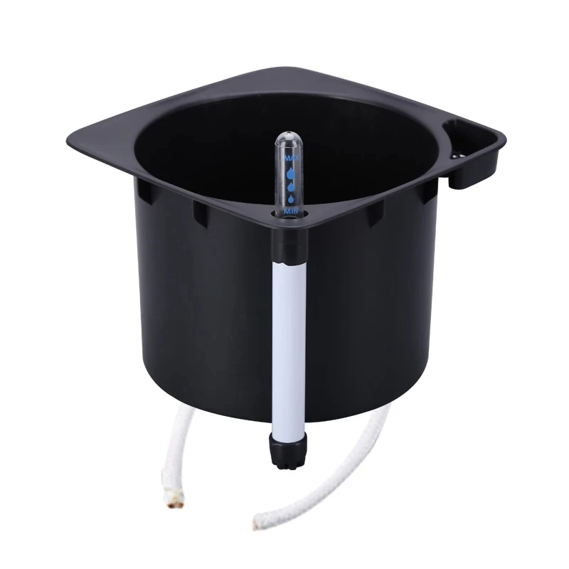 Настольный пластиковый цветочный горшок квадратный с функцией самополива