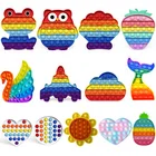 Инструмент для борьбы с тревогой, креативные игрушки для снятия стресса для взрослых, игрушка-антистресс в форме сердца, сенсорная игрушка, брелок для снятия стресса