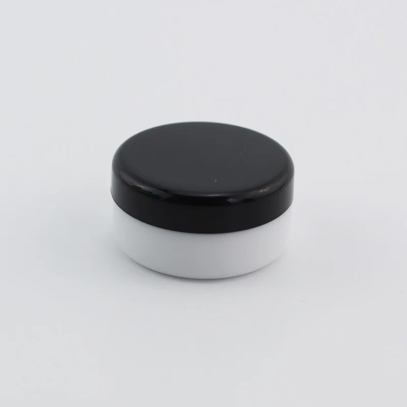 3g Round Black 2 12 шт пустые для небольших банок многоразовые мини пластиковые бутылки Косметическая банка, контейнер маленькая круглая бутылка маленькая банка для крема твердые духи - Цвет: 3g Round Black 2