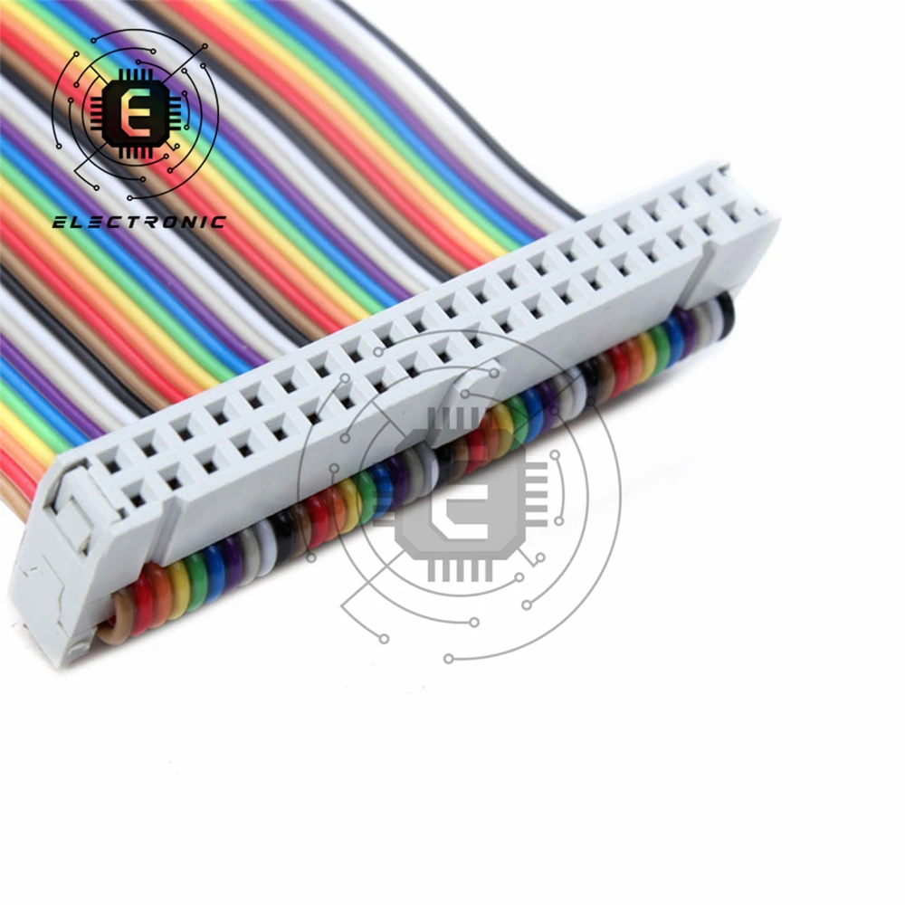 40-контактный кабель GPIO с радужной лентой 20 см подходит для Raspberry Pi 2 Type B + и набора
