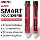 Цифровой детектор напряжения ANENG VC1010, 12-1000 В, Электрический тестовый карандаш, Бесконтактный тестовый измеритель переменногопостоянного тока, новинка 2020