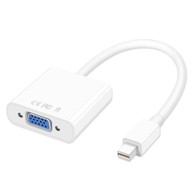 Мини DP к VGA видео адаптер 1080p Thunderbolt DisplayPort кабели для Apple Macbook Pro Air проектор Аудио