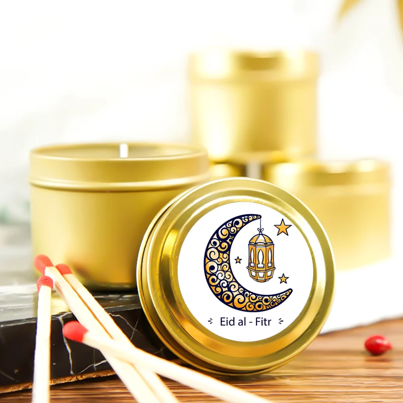 1 8 дюймовые Наклейки для декора EID Mubarak наклейки ислама мусульманского фестиваля