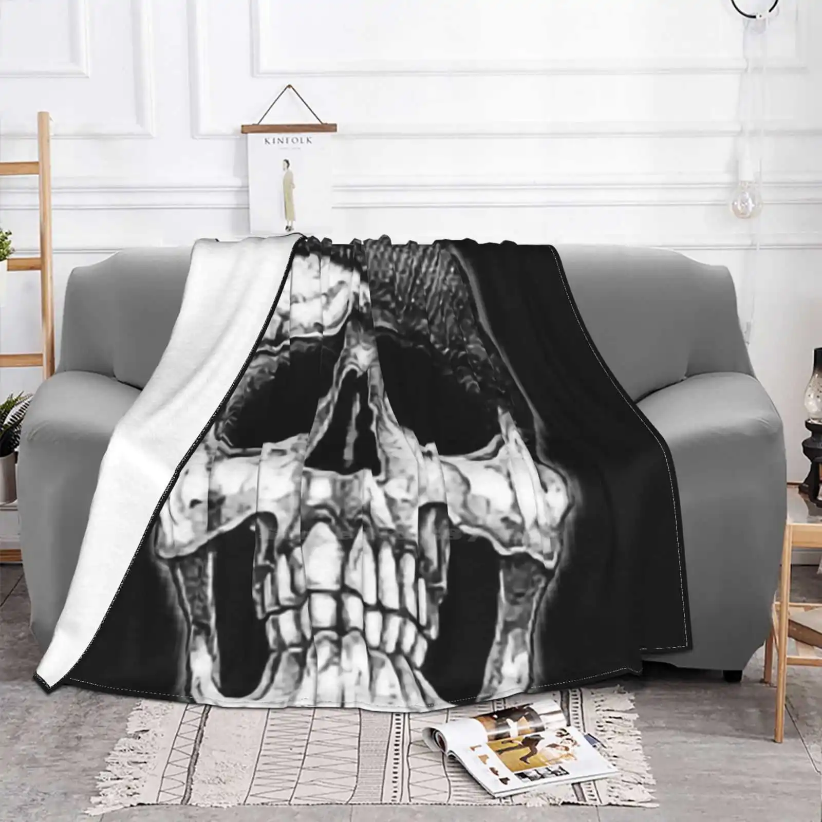 S низкая цена новый принт Новинка модное мягкое теплое одеяло логотип черный и