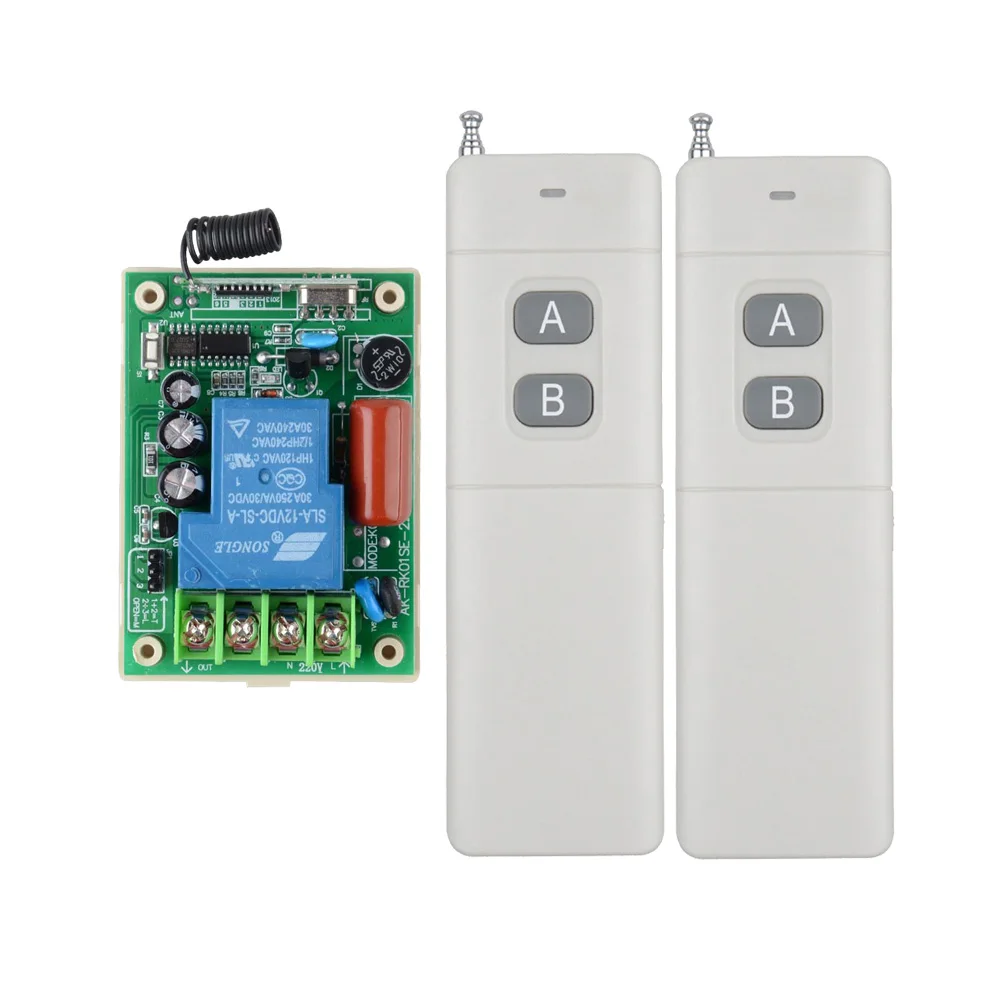 Светодиодный выключатель для водяного насоса 1 шт. приемник + 2 передатчик высокое