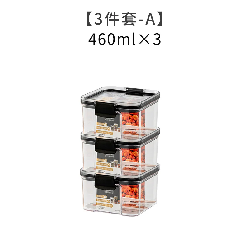 

Sealed Storage Jars Plastic Large Capacity Kitchen Grain Cookie Snack Cereal Storage Jars Luxury Rangement Household Items DG50P