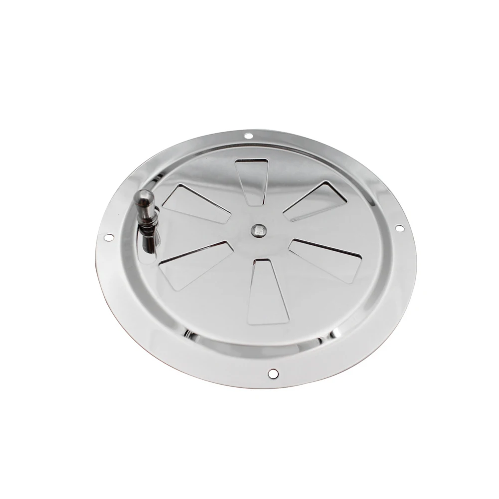 

5inch Cabin Smoker Lockable Camper Stainless Steel Boat Yatch With Side Knob Ventilation Plate Gill Rosette Fan Outlet RV Marine