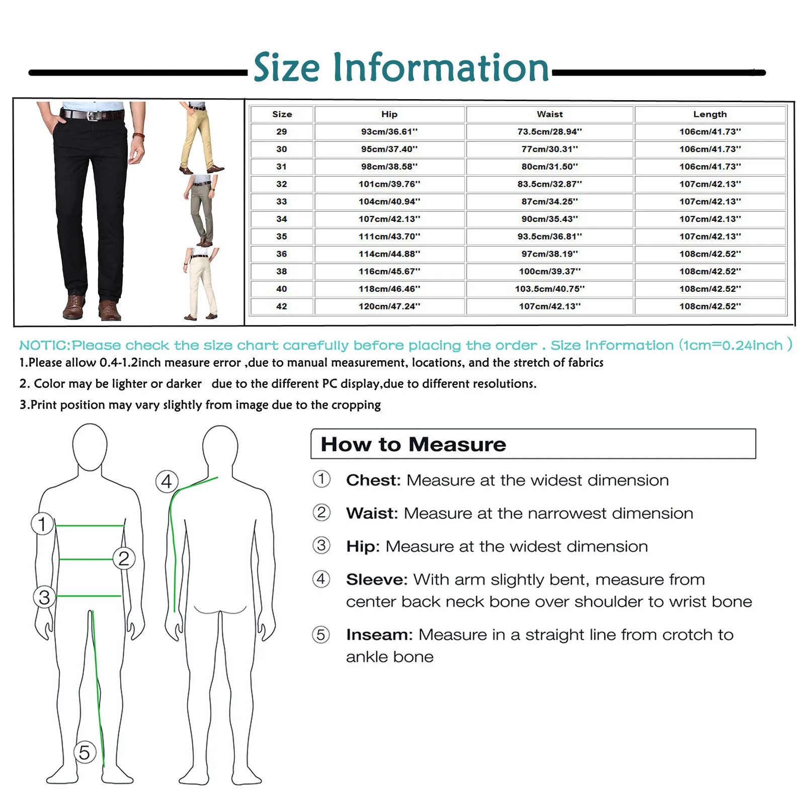 

Plus Size Men's Solid Sports Casual Jogging Trousers High Waist Lightweight Hiking Work Straight Pants Outdoor Pant 2021