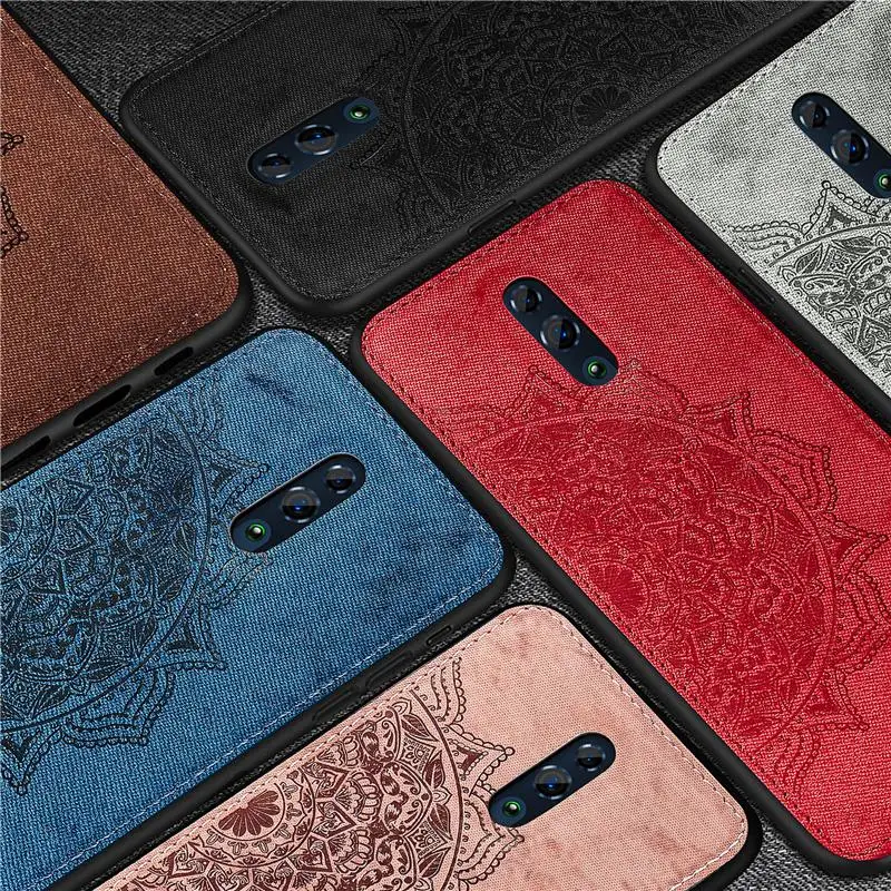 For OPPO Reno Case on for Oppo Cover sFor Coque PCAT00 Bumper Painted 3D Embossing Matte Back Wolfsay | Мобильные телефоны и