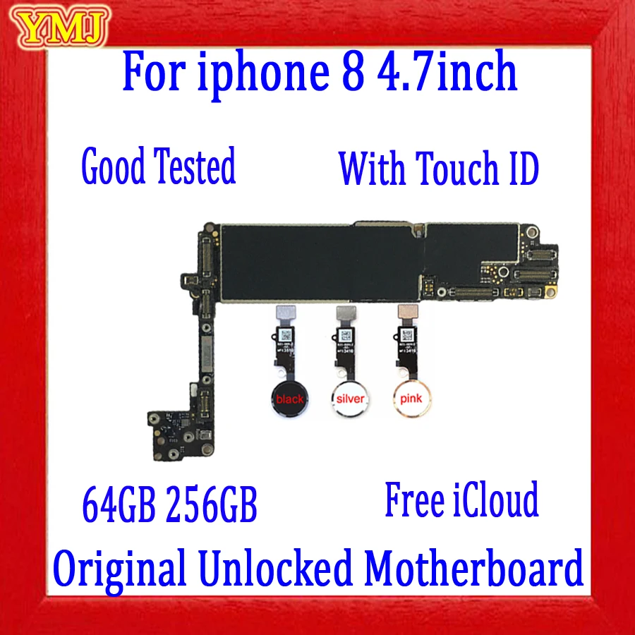 100% разблокировка icould для Iphone 8 материнская плата с/без Touch ID ремонт оригинальная