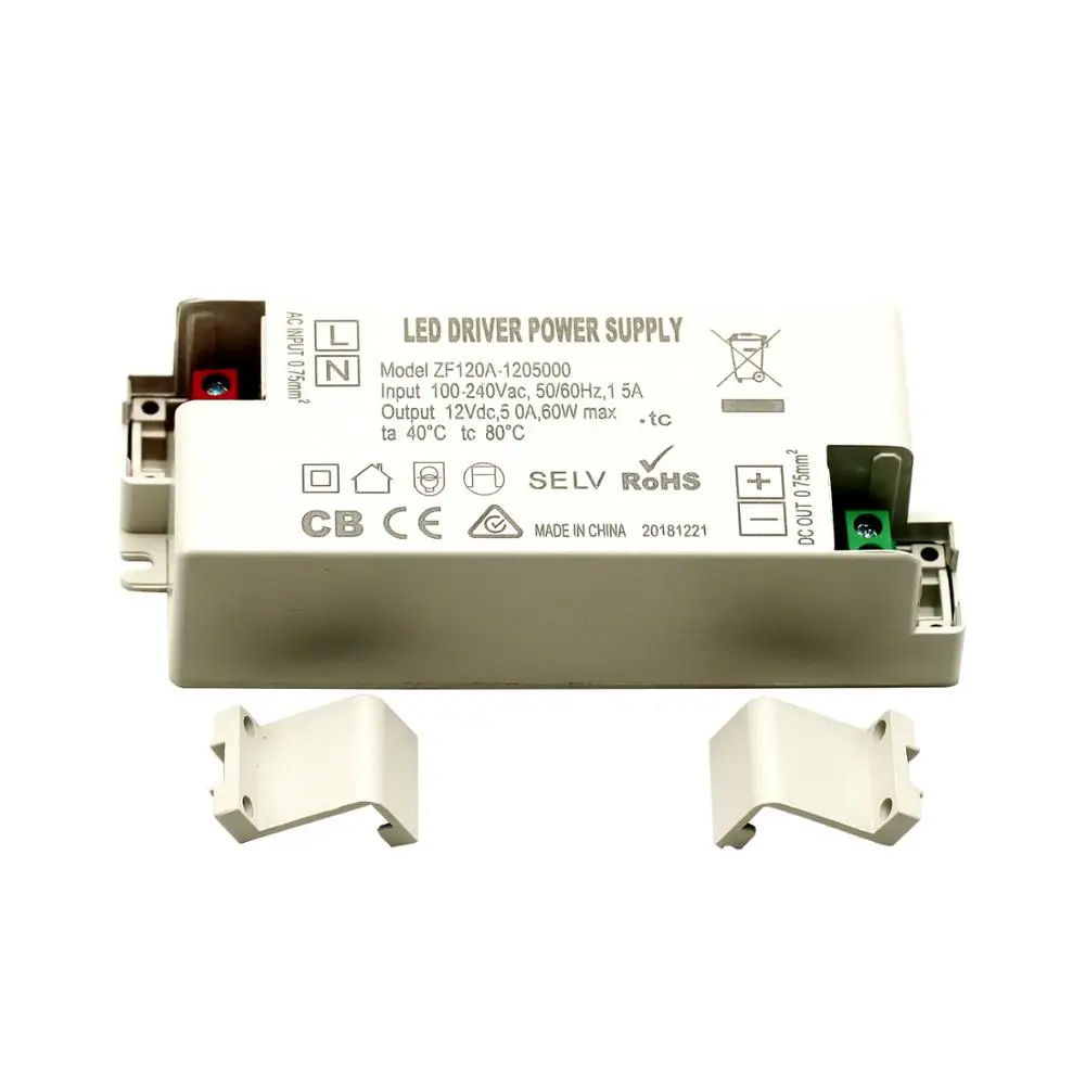 AC 100 240 V светодиодные фонари Внешний привод постоянного давления DC 12 Мини ультра