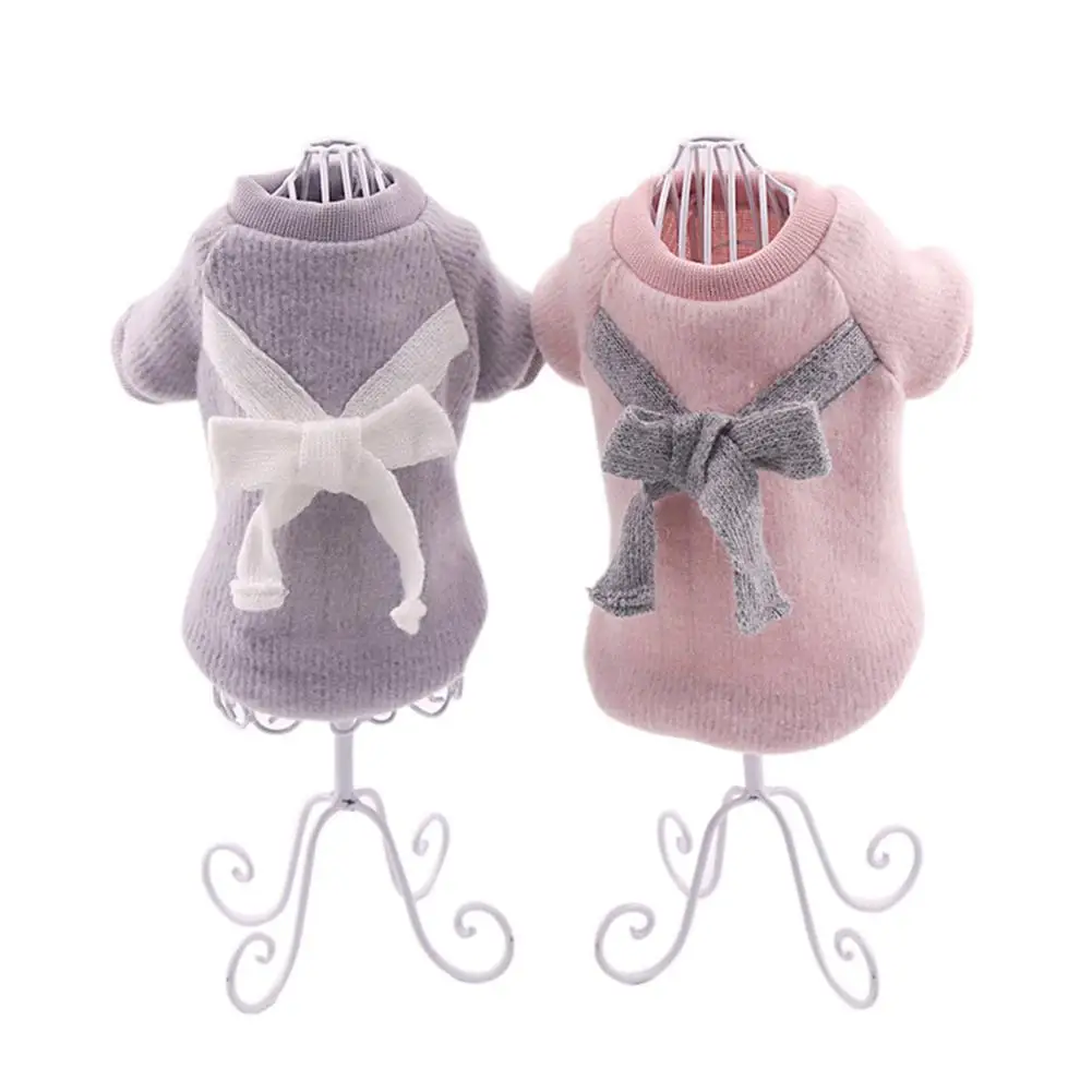 Одежда для собак с капюшоном одежда домашних животных котов Осень зима щенков