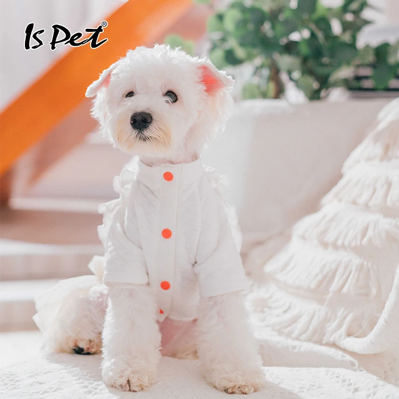 Ropa Perro для собак платье с пачкой и принтом кошка Платье Зима Чихуахуа тцу питомцев