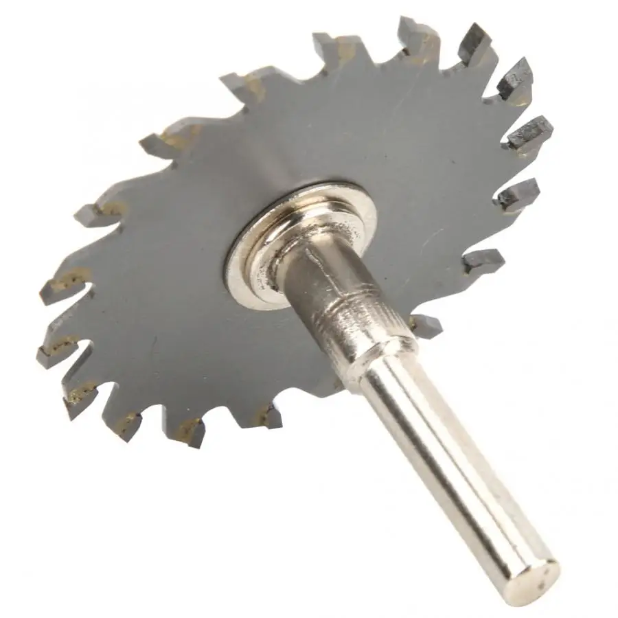 

3Pcs 200mm 30 Teeth HSS Circular Mini Wood Cutting Wheel with 6mm Connecting Rod Rotary Tool