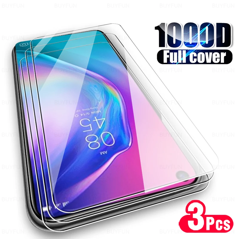 

3PCS 100% Orignial Tempered Glass For Tecno Camon 15 Air Pro Camon15 15Air 15Pro 2020 9H Premium 2.5D Screen Protectors Film