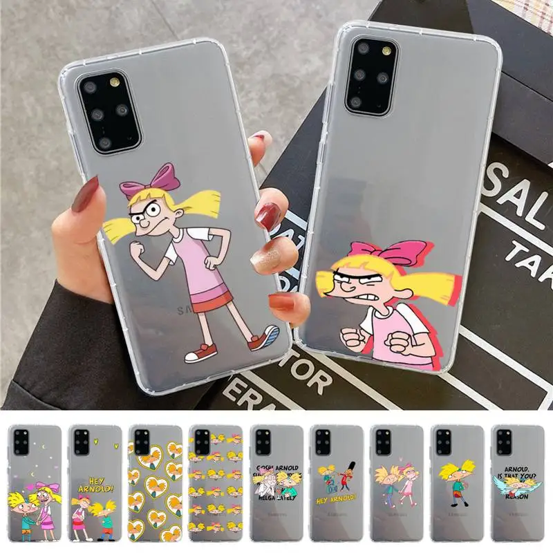 

MaiYaCa Hey Arnold Phone Case For Samsung A 10 20 30 50s 70 51 52 71 4g 12 31 21 31 S 20 21 plus Ultra