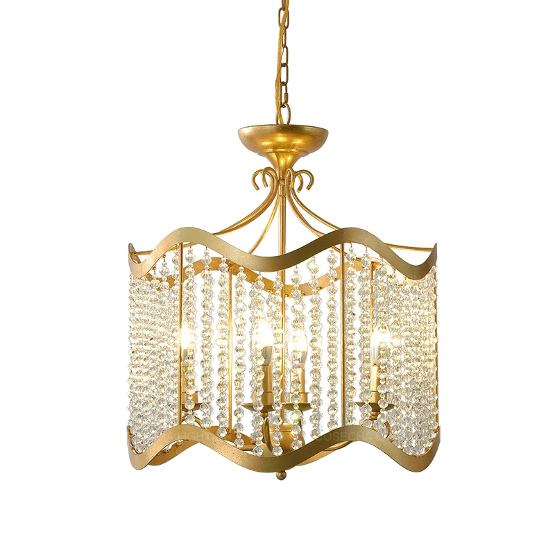 K9 хрустальные бусины люстры золотого цвета кухонные приборы в спальне прихожей
