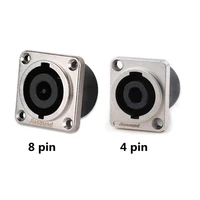 48 pin speaker connector speakon nlt4 nlt8 chassic connector female for loudspeaker professional audio cable