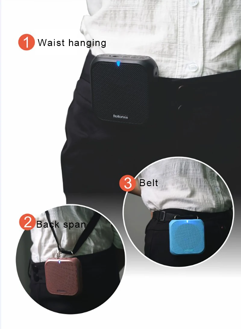 

Portable Mini Audio Voice Amplifier Megaphone Booster With Wired Microphone Loudspeaker Speaker MP3 Teachers Voice Amplifier