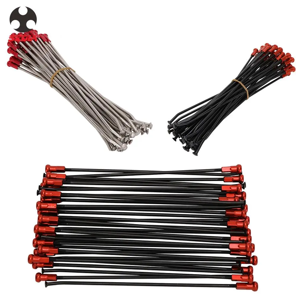 

Motorcycle 36 Pcs 21" Front 19" Rear Wheel Steel Spokes Nipples For KTM EXC EXCF XC XCF XCW XCFW SX SXF MX 125-530 1998-2015