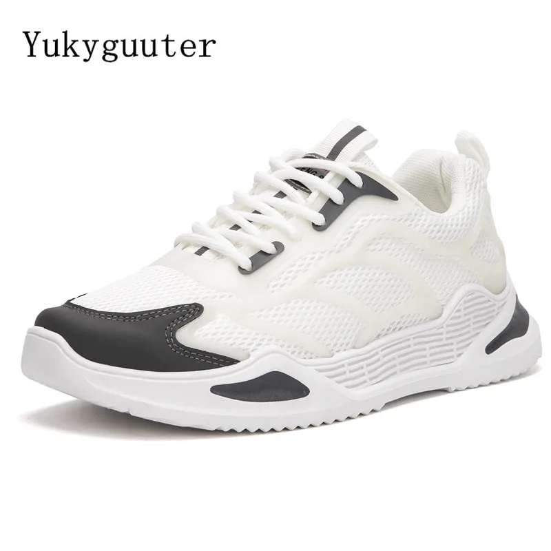 Мужские кроссовки обувь для бега спорта на открытом воздухе дышащая сетка модные