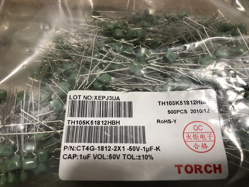 Оригинальный новый 100% монолитный конденсатор с алюминиевой крышкой 105 CT4G-1812-2X1 50В