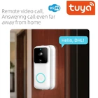 Умный дверной звонок Tuya B60, Wi-Fi, 720P, беспроводной домофон, сигнализация, ИК-камера ночного видения, пульт дистанционного управления