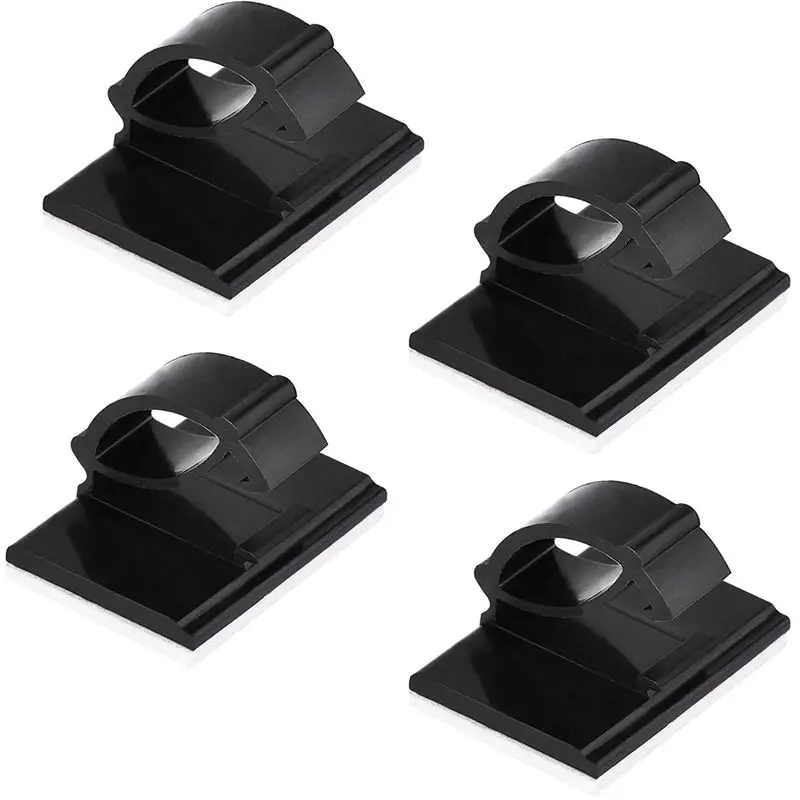 50 шт. Самоклеющийся зажим для кабеля пластиковый прямоугольный быстрая Привязка