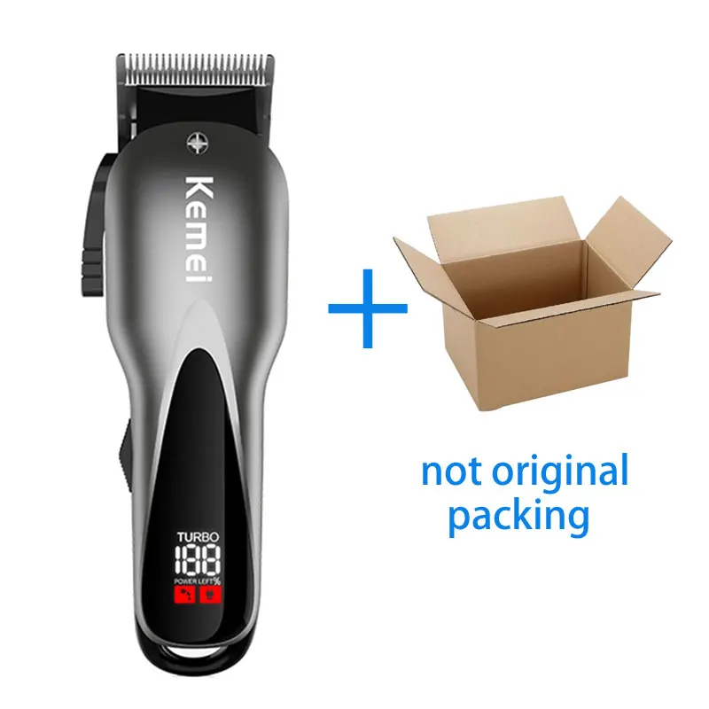 Электрический триммер для волос Kemei профессиональная машинка стрижки мощная