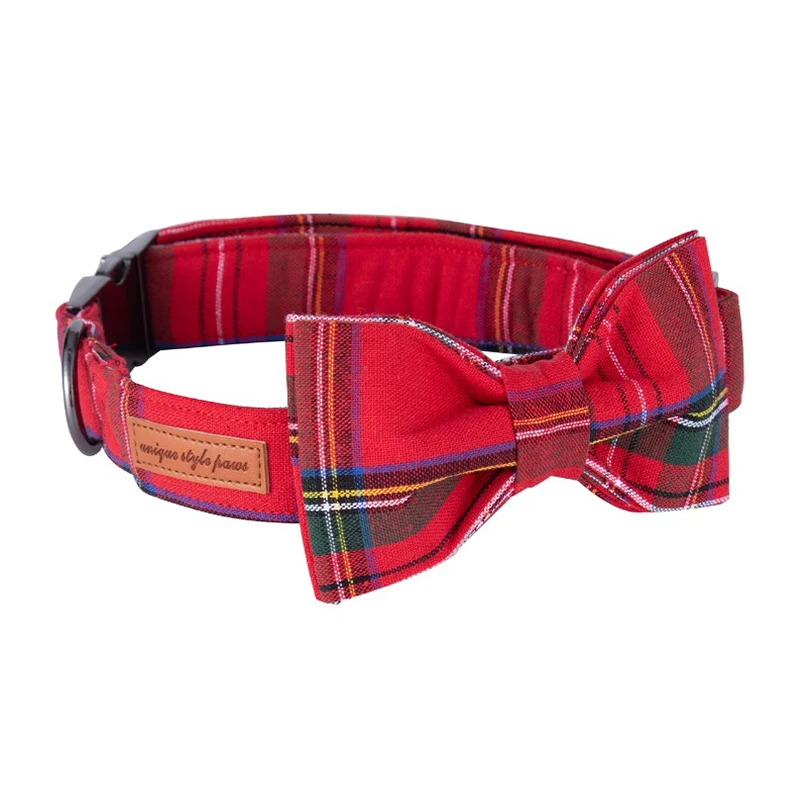 Рождественский ошейник и поводок с уникальными лапами для собак прочный мягкий