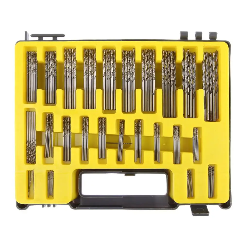 

150pcs 0.4-3.2mm HSS Mini Twist Drill Bit Kit Precision Micro Twist Drill for PCB Crafts Jewelry Drill Bit Set for Power Tools