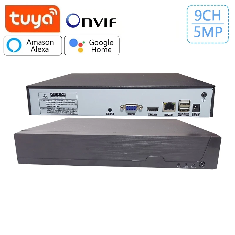 Умный сетевой видеорегистратор Tuya Onvif металлический чехол для IP-камеры