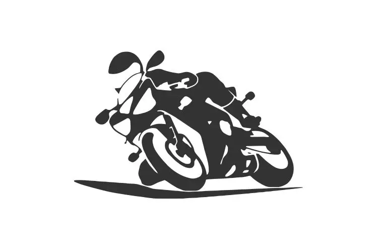 Силуэт мотоцикла картинка