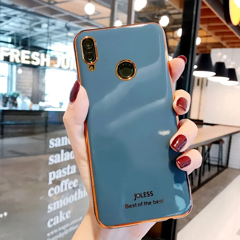 Luxury Silicone Case For Huawei Honor 8X phone Case For Honor8x Cover Shockproof Stand Holder Case Honor 8X 7X 9A