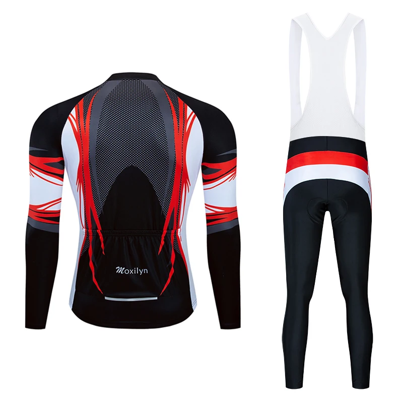 Комплект велосипедной одежды Moxilyn Pro трикотажная одежда с длинным рукавом для